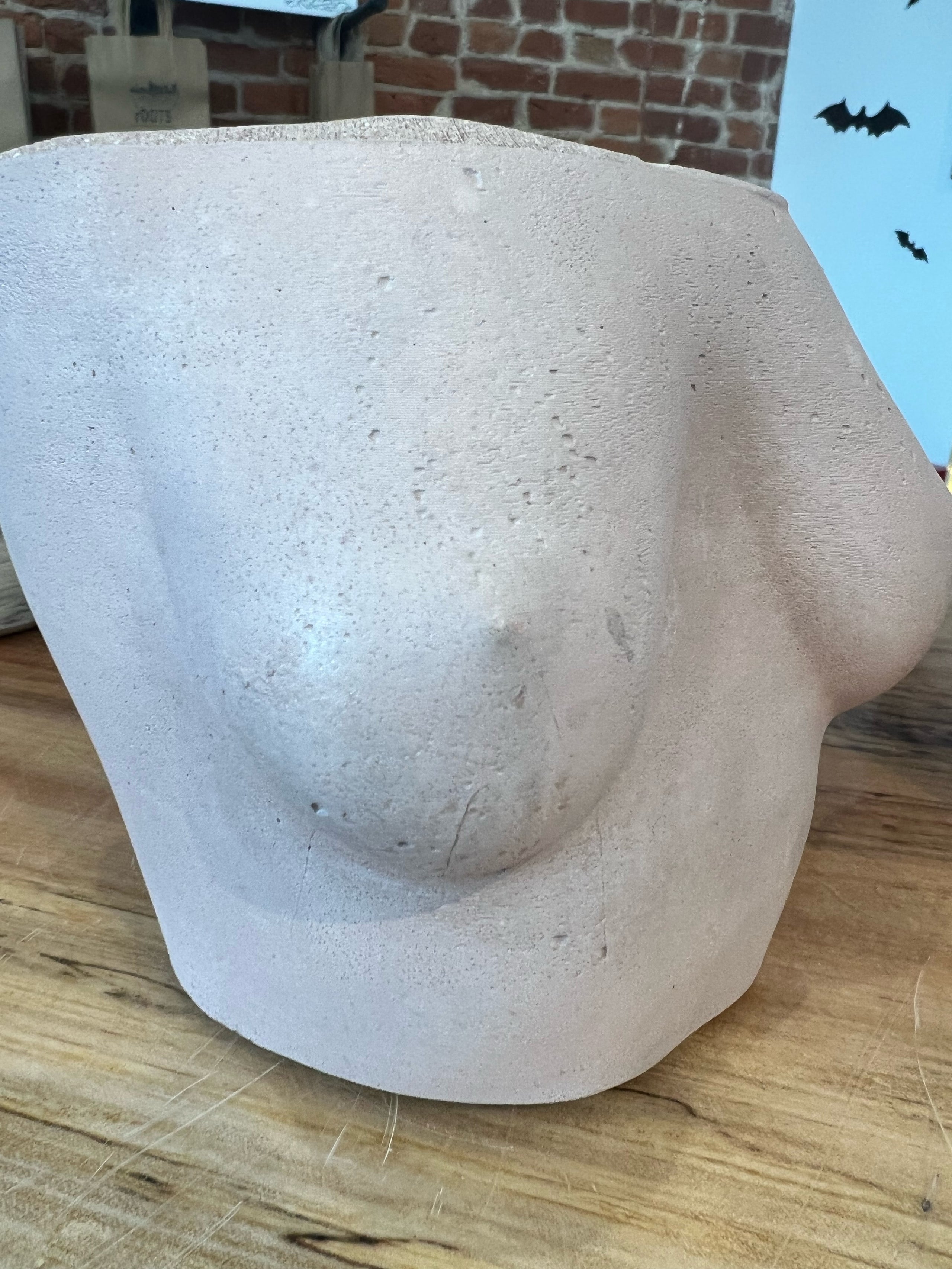 Nude Concrete chest planter with drainage | rOOTS KC